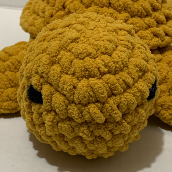 Sea Turtle Crocheted Stuffed Sea Turtle Handmade - Picture 2 of 15